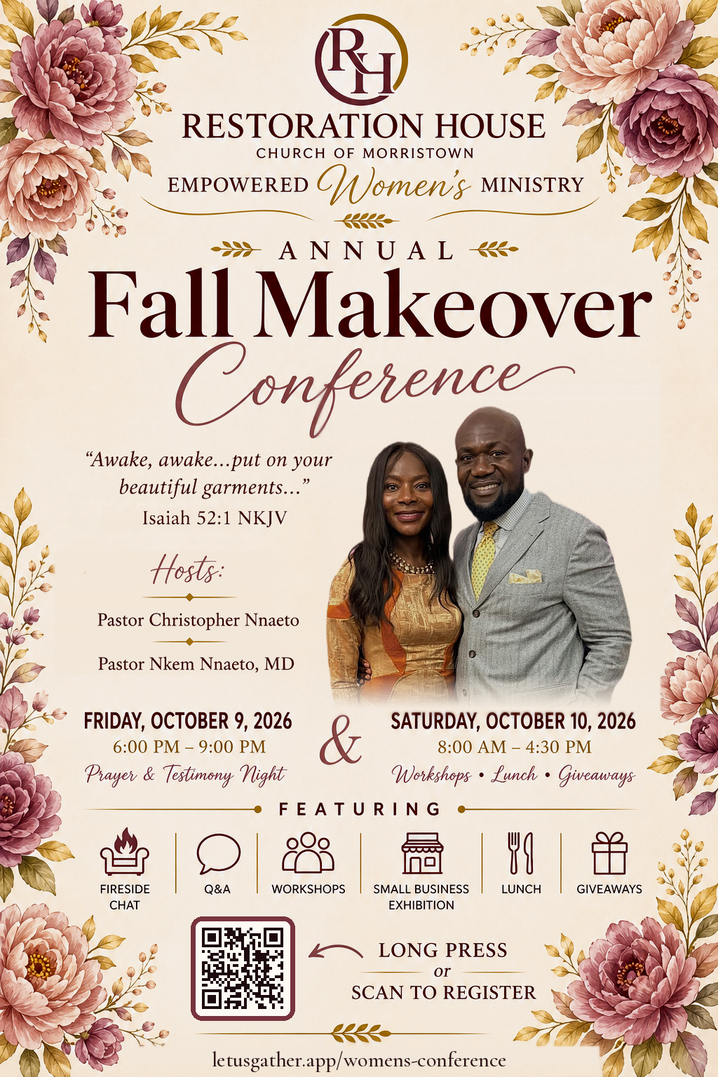 Fall Makeover Conference flyer